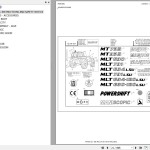 Manitou MLT 630 120 LSU SB E2 Parts Catalog 547845