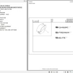 Manitou MLT 630 Series MLT 730 Series Parts Catalong 647636