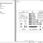 Manitou MLT 634 120 LSU POWERSHIFT SB E2 Parts Catalog 547845