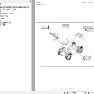 Manitou MLT 634 735 741 Series 732 100D ST3B S1 MLT-X 735 Series 732 95P ST3A S1 741 120 1035 L T LSU S.6-E3 Parts Catal