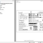 Manitou MLT 634 TURBO LSU SF E3 Parts Catalog 647082