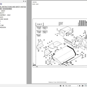 Manitou MLT 725 S3 Parts Catalog 547001