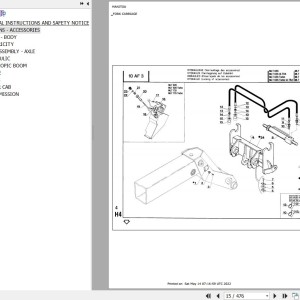 Manitou MLT 725 TURBO S2 Parts Catalog 47949