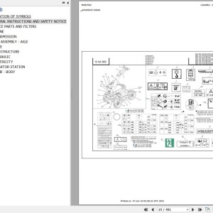 Manitou MLT 733 105 D ST4 S2 TRACT Parts Catalog 647663