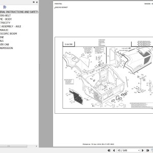 Manitou MLT 735 120 LSU S7 E3 Parts Catalog 647387