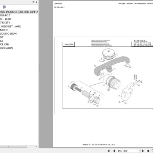 Manitou MLT 735 120 POWERSHIFT ST3B Parts Catalog 647444