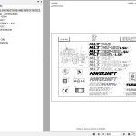 Manitou MLT 741 120 LSU POWERSHIFT S3 E2 Parts Catalog 547971
