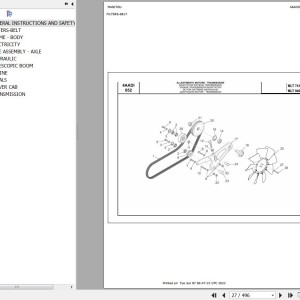 Manitou MLT 940 H LSU S2 E3 Parts Catalog 648623