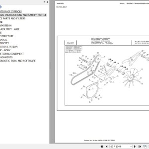Manitou MLT 940 L 120 LSU S3 E2 Parts Catalog 547850