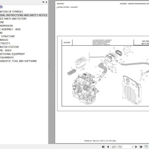 Manitou MLT 960 H 140 ST3B MLT-X 960 H 140 ST3A Parts Catalog 648807