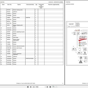 Manitou MLT 961 145 V PLUS L JD ST4 S1 MLT-X 961 145 V PLUS L JD ST3A S1 Parts Catalog 649085