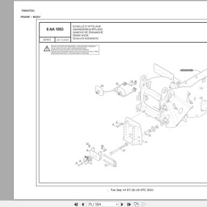 Manitou MLT-X 625-75H S1 E3 AUS ARMY Parts Catalog 647972