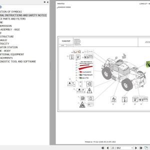 Manitou MLT-X 961 145 V PLUS L JD ST3A S1 Parts Catalog 649085