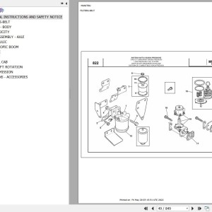 Manitou MRT 1432 TURBO SERIE M 360 MOT 1004 40T Parts Catalog 648146