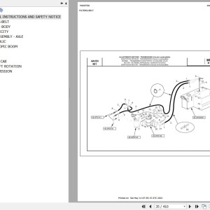 Manitou MRT 1432 TURBO SERIE M 360 MOT 1104D 44T E3 Parts Catalog 648538