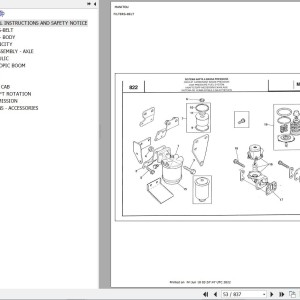 Manitou MRT 1432 TURBO SERIE M 400 MOT 1004 40T Parts Catalog 648118