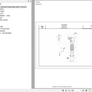 Manitou MRT 1440 400 EASY MOT 1104D 44T E3 Parts Catalog 648571