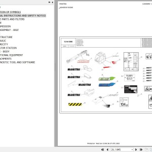 Manitou MRT 1440 EASY 75P 400 ST3B S2 Parts Catalog 649055