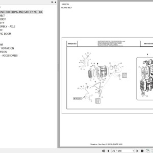 Manitou MRT 1640 400 EASY ST3B Parts Catalog 648745