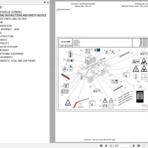 Manitou MRT 1645 400 115D ST5 S1 Parts Catalog 649294