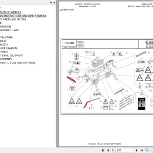 Manitou MRT 1845 360 75D ST5 S1 Parts Catalog 649294