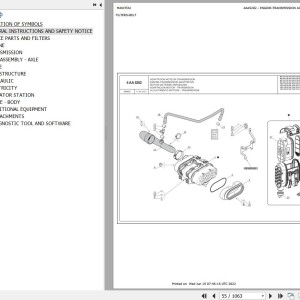Manitou MRT 2145 2545 Series MRT-X 2145 2545 Series Parts Catalog 649035