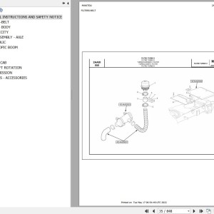 Manitou MRT 2150 TURBO SAUER PRIVILEGE E3 Parts Catalog 648418