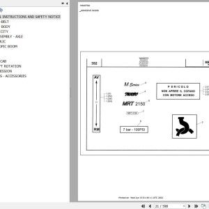 Manitou MRT 2150 TURBO SERIE M MOT 1004 40T Parts Catalog 648193