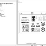 Manitou MRT 2440 EPS SERIE M MOT 1104C 44TA E2 Parts Catalog 648337