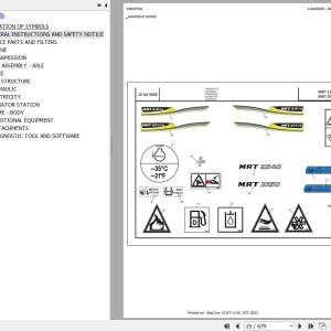 Manitou MRT 2540 PRIVILEGE PLUS ST4 Parts Catalog 648885