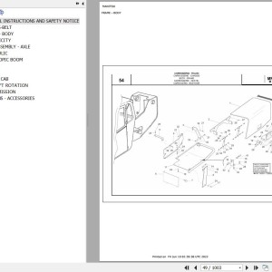 Manitou MRT 2540 TURBO SERIE M MOT 1104C 44TA E2 Parts Catalog 648227