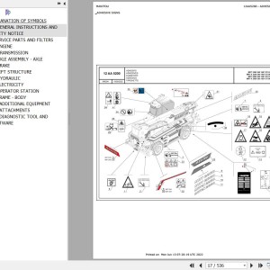 Manitou MRT 2660 360 160Y ST5 S1 Parts Catalog 649284