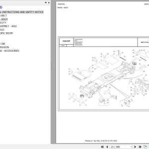 Manitou MRT-X 2150 Privilege Plus ST3A S2 ARMEE FRANCAISE Parts Catalog 649041