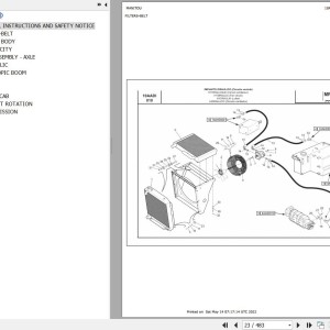 Manitou MRT-X 2540 TURBO SAUER PRIVILEGE E3 Parts Catalog 648692