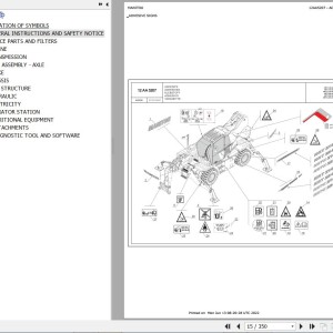 Manitou MRT-X 2545 400 115D ST5 S1 Parts Catalog 649295