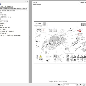 Manitou MRT-X 2570 360 175Y ST3A S1 Parts Catalog 649285