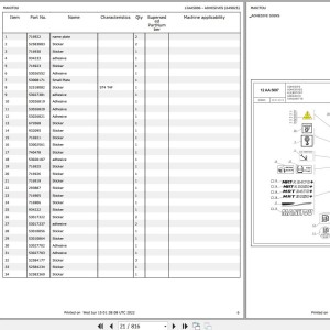Manitou MRT-X 3050 PRIVILEGE PLUS ST3A S1 Parts Catalog 649025