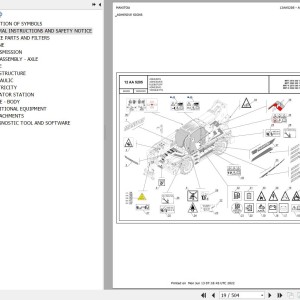 Manitou MRT-X 3060 360 175Y ST3A S1 Parts Catalog 649285