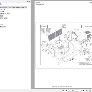 Manitou MT 1030 S S2 E2 Parts Catalog 547854