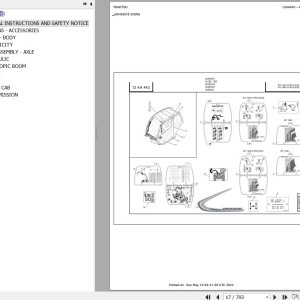 Manitou MT 1058 A PRIVILEGE Parts Catalog 547964