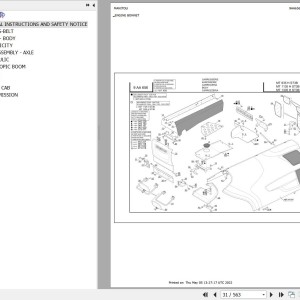 Manitou MT 1135 MT 1335 MT 835 MT 935 H ST3B Parts Catalog 647105