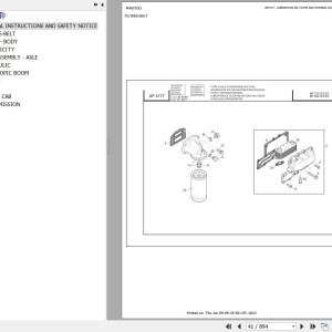 Manitou MT 1235 S TURBO S3 E3 Parts Catalog 547986