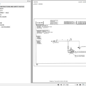 Manitou MT 1332 H SL TURBO MONO ULTRA ORH Parts Catalog 547754