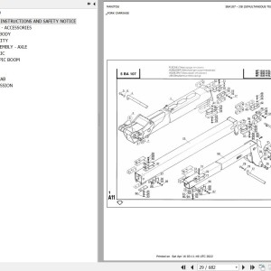 Manitou MT 1332 H SL TURBO MONO ULTRA Parts Catalog 547754