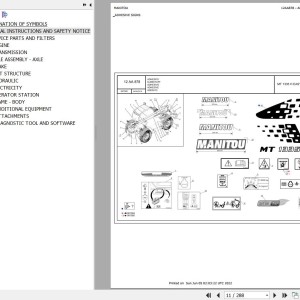Manitou MT 1335 H EASY 75D ST3B S1 Parts Catalog 647565