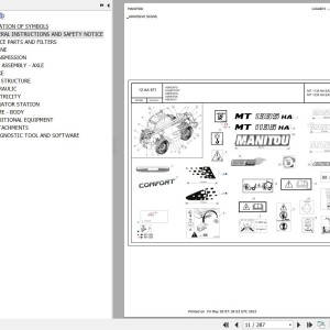 Manitou MT 1335 HA EASY 75D ST3B S1 Parts Catalog 647566