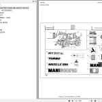Manitou MT 1337 SL TURBO MONO ULTRA ORH BENELUX Parts Catalog 547804