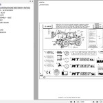 Manitou MT 1337 SL TURBO MONO ULTRA ORH Parts Catalog 547049