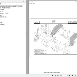 Manitou MT 1435 H SL TURBO MONO ULTRA ORH S2 E2 Parts Catalog 547934