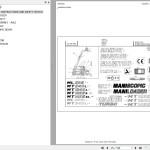 Manitou MT 1435 SL TURBO S3 E3 Parts Catalog 547986